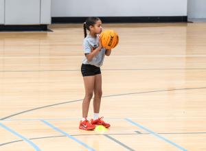 Girl with ball
